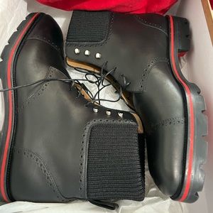 Christian Louboutin men’s combat boots